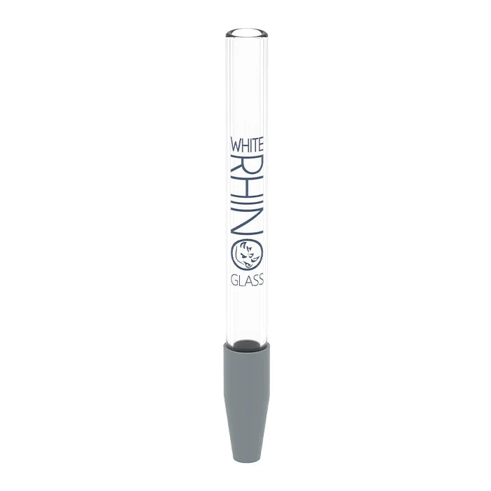 WHITE RHINO Glass Dab Straw